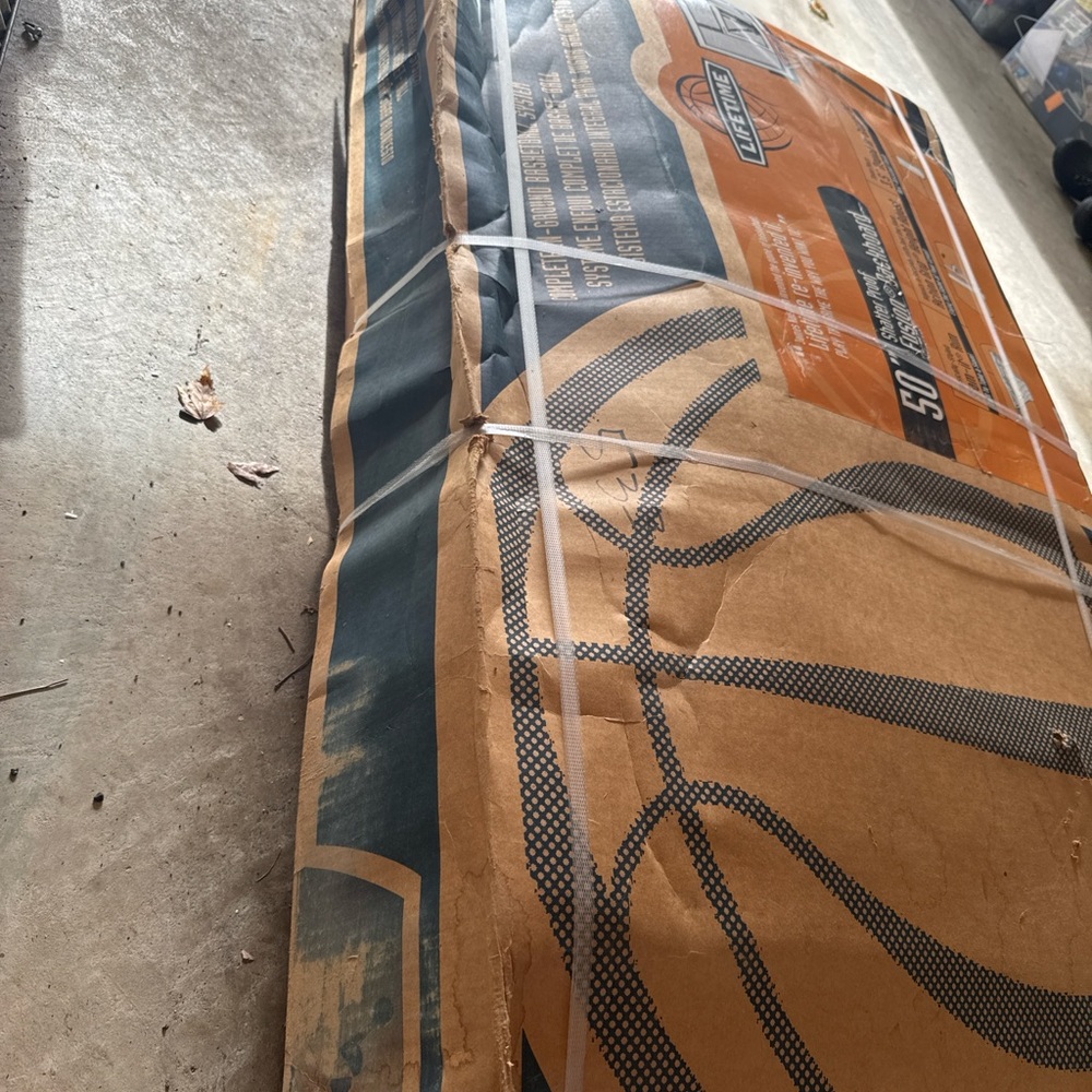 Lifetime Basketball Hoop in Orange and Black